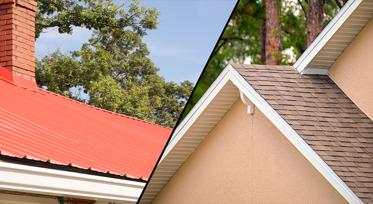 What Is The Difference Between Metal And Asphalt Shingle Roofing?